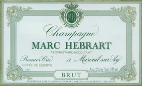 Marc Hébrart, 'Cuvée de Réserve', Brut