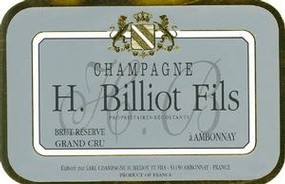 H. Billiot Fils, Brut Reserve, Grand Cru ~ Magnum