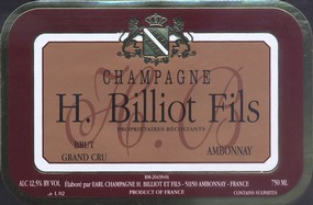 H. Billiot Fils, Grand Cru, Brut Rosé